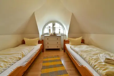 Ein Bett oder Betten in einem Zimmer der Unterkunft Sonnenschein 1