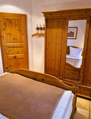 Ein Bett oder Betten in einem Zimmer der Unterkunft Birkenstr.17 A
