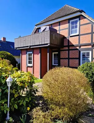 Das Gebäude in dem sich die Ferienwohnung befindet