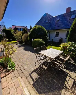 Das Gebäude in dem sich die Ferienwohnung befindet