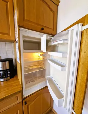 Küche/Küchenzeile in der Unterkunft Birkenstr.17 A OG