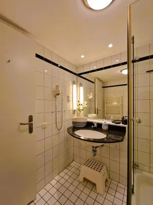 Ein Badezimmer in der Unterkunft Seestr.54 App.411