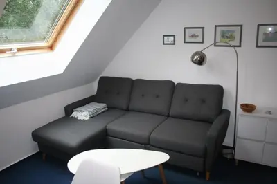 Ein Sitzbereich in der Unterkunft -