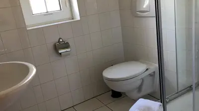 Ein Badezimmer in der Unterkunft -