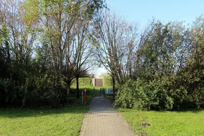 Ein Garten an der Unterkunft Strandlöper
