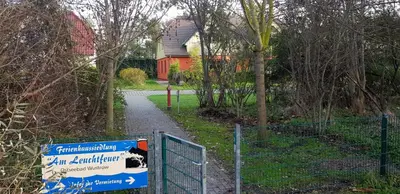 Ein Garten an der Unterkunft Ostseekieker