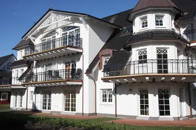 Das Gebäude in dem sich die Ferienwohnung befindet