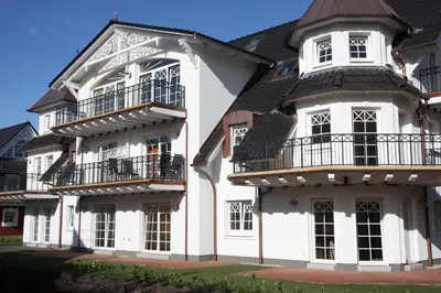 Das Gebäude in dem sich die Ferienwohnung befindet