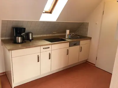 Küche/Küchenzeile in der Unterkunft Birkenstrasse 6 I Wohnung 11