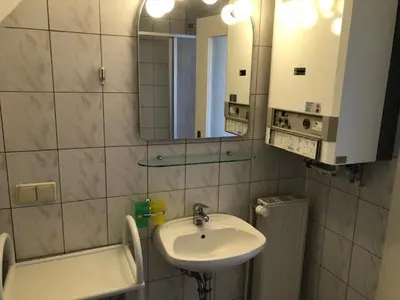 Ein Badezimmer in der Unterkunft Birkenstrasse 6 I Wohnung 11