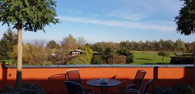 Ein Garten an der Unterkunft Alte Gärtnerei App Lavendel