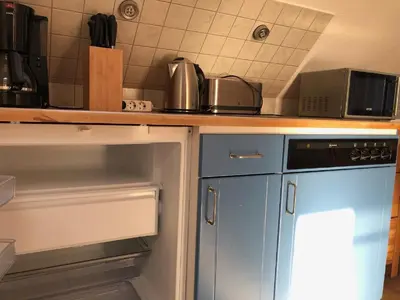 Küche/Küchenzeile in der Unterkunft Birkenstrasse.6 i Wohnung 12
