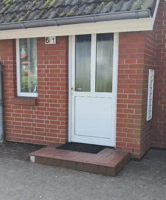 Das Gebäude in dem sich die Ferienwohnung befindet