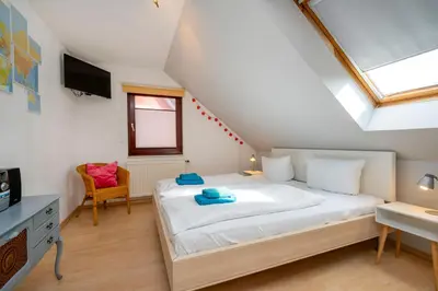 Ein Bett oder Betten in einem Zimmer der Unterkunft Haus Zeitlos