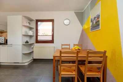 Küche/Küchenzeile in der Unterkunft Haus Zeitlos