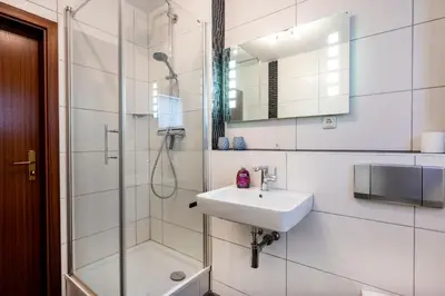 Ein Badezimmer in der Unterkunft Haus Zeitlos