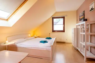 Ein Bett oder Betten in einem Zimmer der Unterkunft Haus Zeitlos