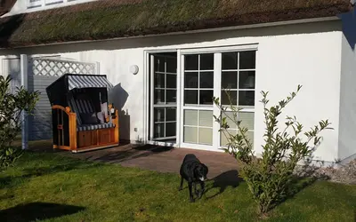 Das Gebäude in dem sich die Ferienwohnung befindet