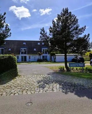 Das Gebäude in dem sich die Ferienwohnung befindet