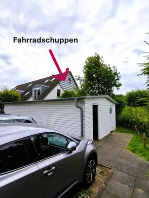 Das Gebäude in dem sich die Ferienwohnung befindet