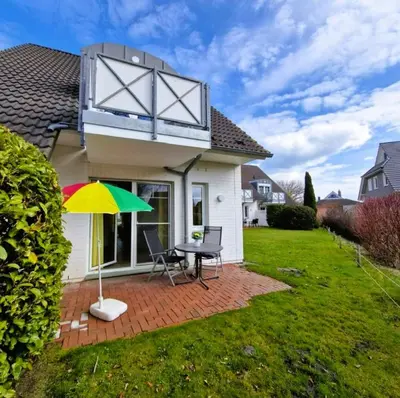 Das Gebäude in dem sich die Ferienwohnung befindet