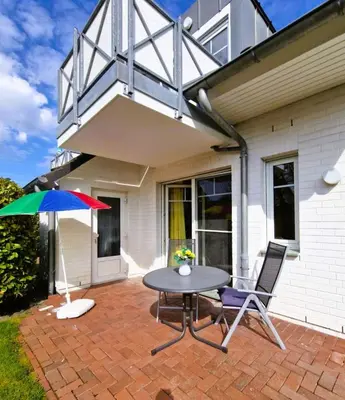 Das Gebäude in dem sich die Ferienwohnung befindet