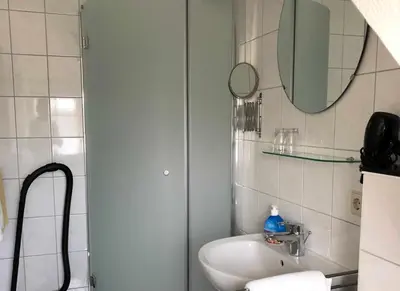 Ein Badezimmer in der Unterkunft Urlaub in Wieck
