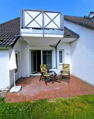 Das Gebäude in dem sich die Ferienwohnung befindet
