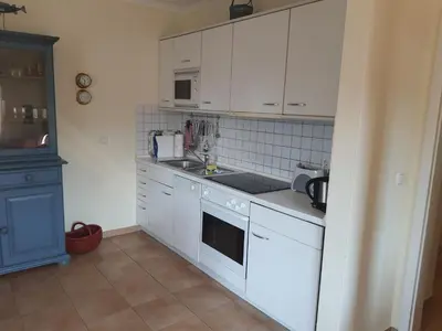 Küche/Küchenzeile in der Unterkunft Darsser Weg 32