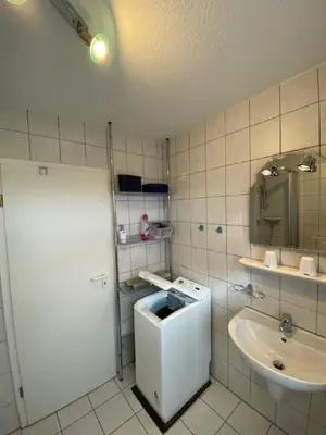 Ein Badezimmer in der Unterkunft Darsser Weg 32
