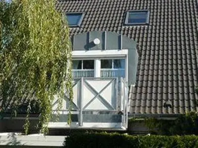Das Gebäude in dem sich die Ferienwohnung befindet