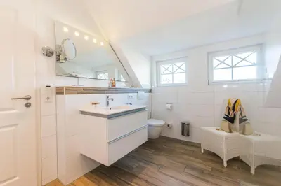 Ein Badezimmer in der Unterkunft Friedensstr.20 A Wohnung 5