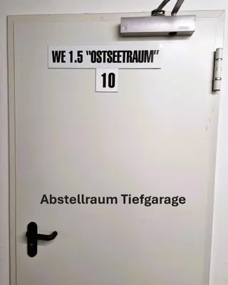 Ein Zertifikat, Auszeichnung, Logo oder anderes Dokument, das in der Unterkunft Friedensstr.20 A Wohnung 5