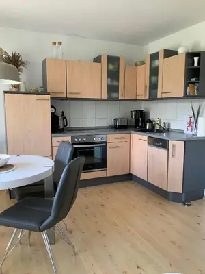 Küche/Küchenzeile in der Unterkunft Friedensstraße 41 Wohnung 10