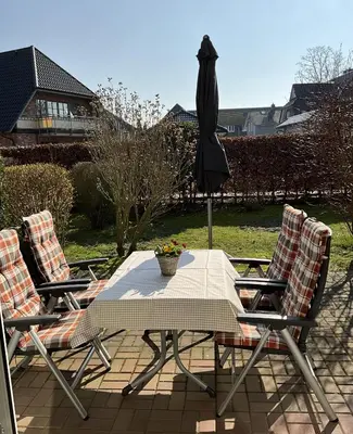 Das Gebäude in dem sich die Ferienwohnung befindet