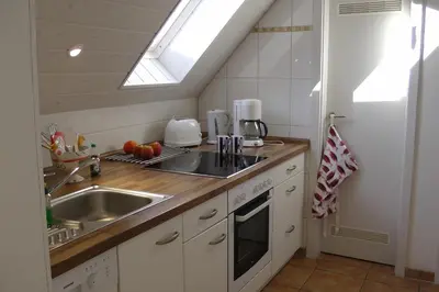 Küche/Küchenzeile in der Unterkunft Friedensstraße 43 Wohnung 7