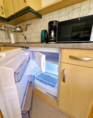 Küche/Küchenzeile in der Unterkunft Friedensstraße. 43 Wohnung 2