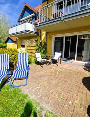 Das Gebäude in dem sich die Ferienwohnung befindet