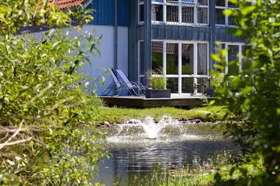 Ein Garten an der Unterkunft Kurmittelcentrum Zingst