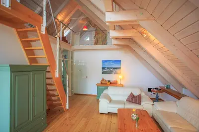 Ein Sitzbereich in der Unterkunft Kurmittelcentrum Zingst