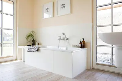 Grundriss der Unterkunft Ferienhaus in Fuhlendorf mit Sauna