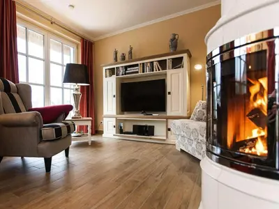 TV/Unterhaltungsangebot in der Unterkunft Ferienhaus in Fuhlendorf