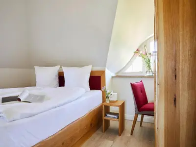 Ein Bett oder Betten in einem Zimmer der Unterkunft Ferienhaus, Fuhlendorf