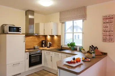 Küche/Küchenzeile in der Unterkunft Ferienhaus, Fuhlendorf
