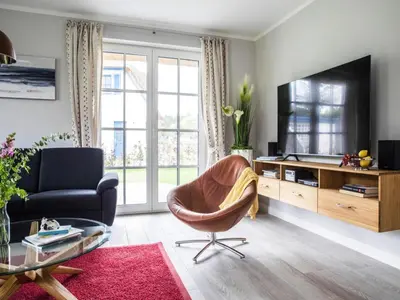 TV/Unterhaltungsangebot in der Unterkunft Luxurioeses Ferienhaus in Fuhlendorf
