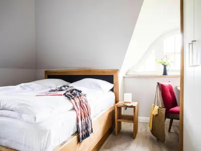 Ein Bett oder Betten in einem Zimmer der Unterkunft Ferienhaus, Fuhlendorf