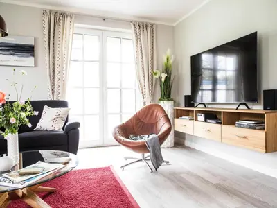 TV/Unterhaltungsangebot in der Unterkunft Ferienhaus, Fuhlendorf