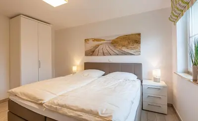 Ein Bett oder Betten in einem Zimmer der Unterkunft Seehase