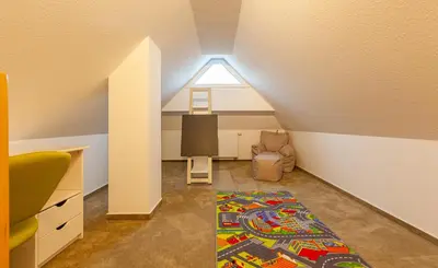 Ein Sitzbereich in der Unterkunft Seehase