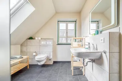 Ein Badezimmer in der Unterkunft Sonnenblick